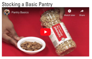 stocking a basic pantry